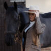 Brooklyn. Lana 180g vainilla con cinta Saratoga. - Imagen 2