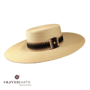 Gondolero. Palma Imperial natural con cinta Black water.