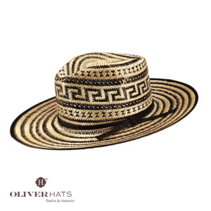 Harlem palma Wayuu natural & negro con cinta Monte Oregón negro.